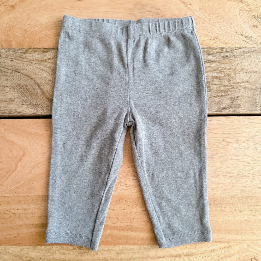 $2 Carter’s baby legging 6m baby pants grey joggers baby girl boy kids